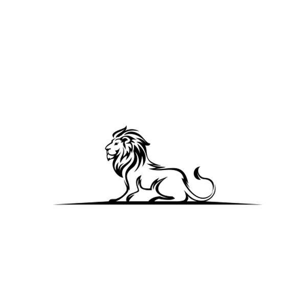 Design by SKYFALLS titled "luxury lion logo "