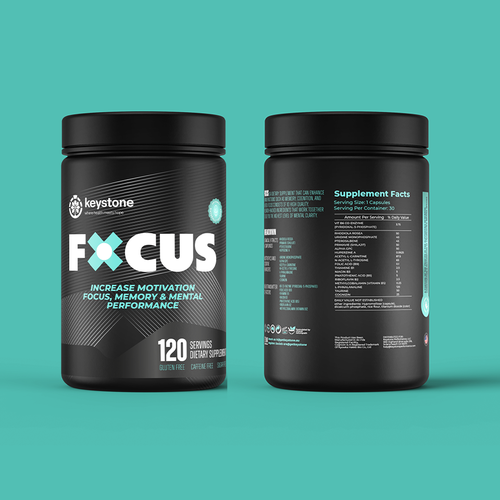 Label for a new supplement brand Design by Menna_77