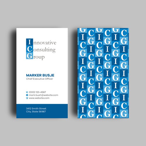 Design di ICG Business Cards di Shila Rani Das