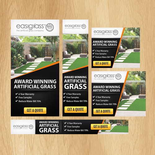 Google Ad Banner Design For Artificial Grass Company Banner Ad