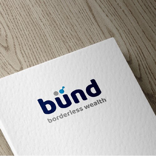 Diseño de modern minimal logo for Swiss German private bank de BombDesigns