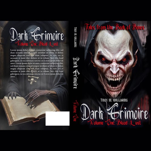 Dark Grimoire Design réalisé par Labelschmiede