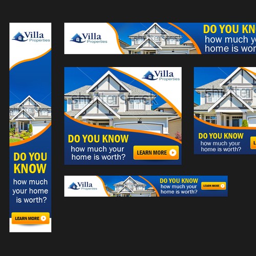 Create the next banner ad for Villa Properties Design by Alex69