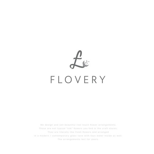 Artificial flower arrangement logo Design por TatjanaS