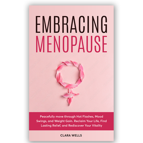 I need a book cover that connects with women about menopause Design by Pixel_Pulse