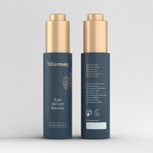 Eye serum bottle design Design by TUNSAY