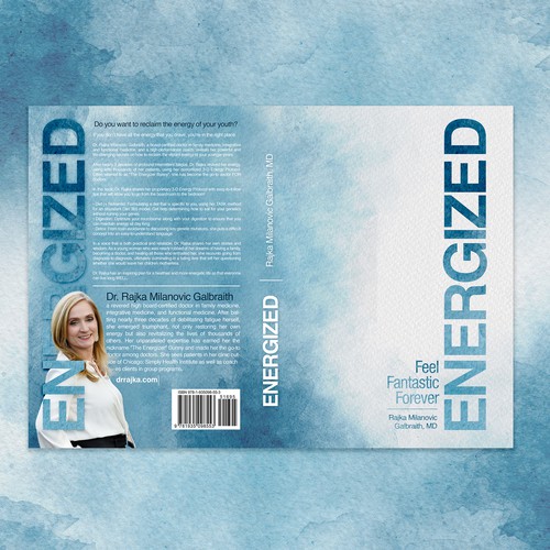 Design a New York Times Bestseller E-book and book cover for my book: Energized Design by Wizdizz