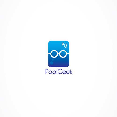 logo for Pool Geek Réalisé par SilverFox Design