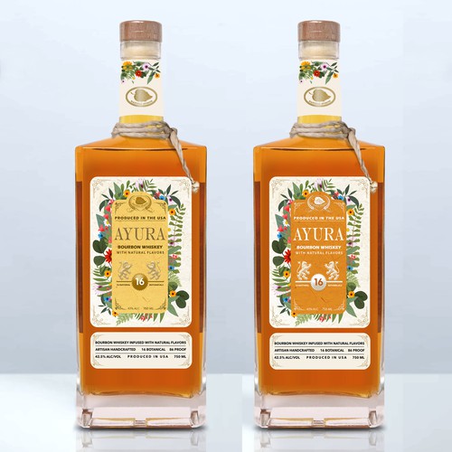 Design an attractive label for a new Bourbon Whiskey-ontwerp door Arman Hr