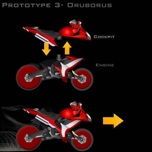 Design di Design the Next Uno (international motorcycle sensation) di Kubotech