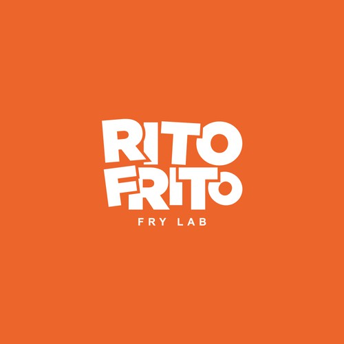 Fried Chicken Restaurant Logo RITO FRITO Design by CU4TRO ™