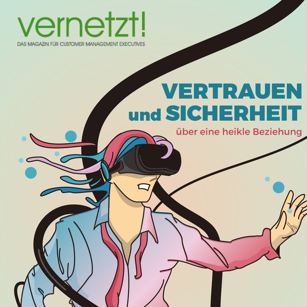 Design by ganess titled "Cover Magazine "vernetzt!"