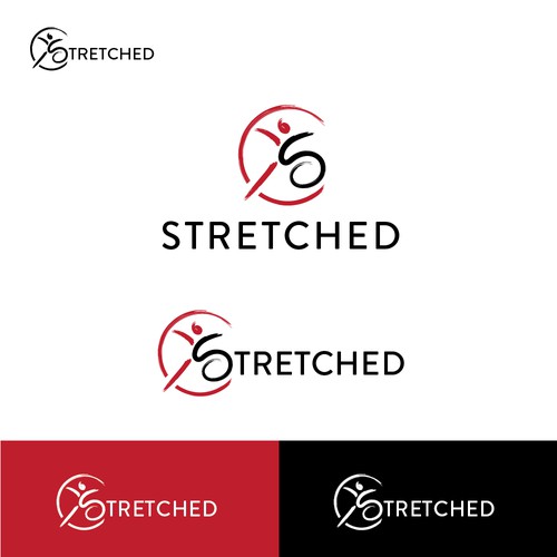 Looking for a sleek yet eye catching logo for my stretching studio. Design by Web Hub Solution