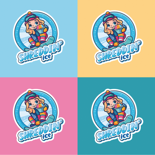 Designs | We need the coolest snowboarding, shaved ice eating character ...
