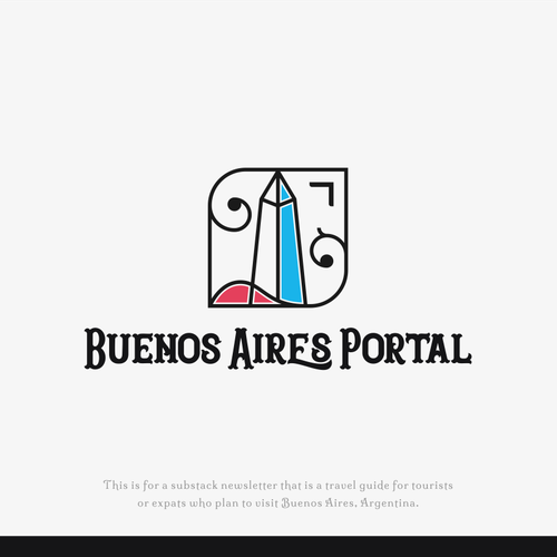 Logo for Substack Publication about Buenos Aires Design by FoxPixel