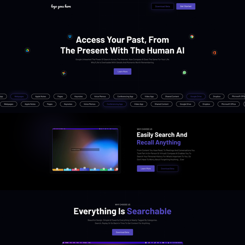 Design a website for a new AI search engine Design by ⭐CaptMarvel⭐