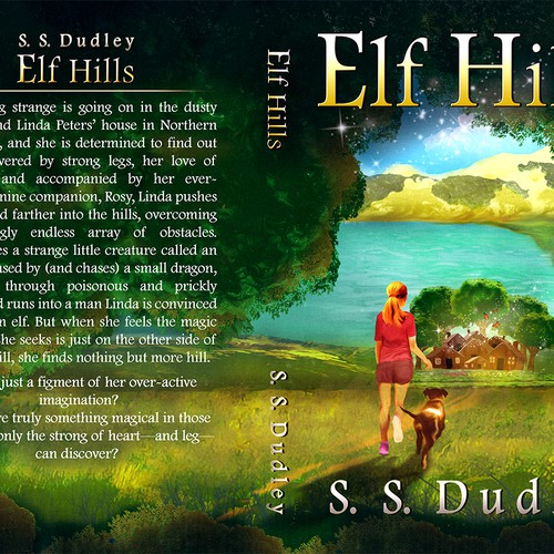 Book cover for children's fantasy novel based in the CA countryside Diseño de Artrocity