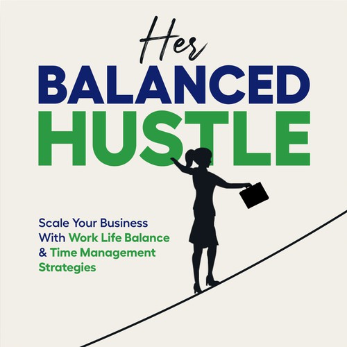 Her Balanced Hustle Cover Art Design by OnnoRokom