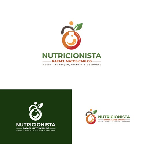 Logo/Identidade Visual para Nutricionista, investigador e atleta Design by websmartusa