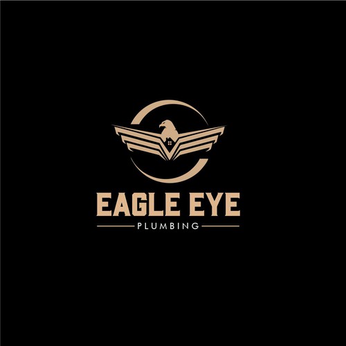 Eye catching and very marketable logo for plumbing company. The company name is Eagle Eye Plumbing Design by Ecksan