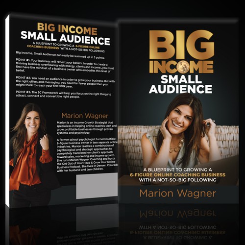 Book cover design to appeal to online entrepreneurs Design by Arrowdesigns