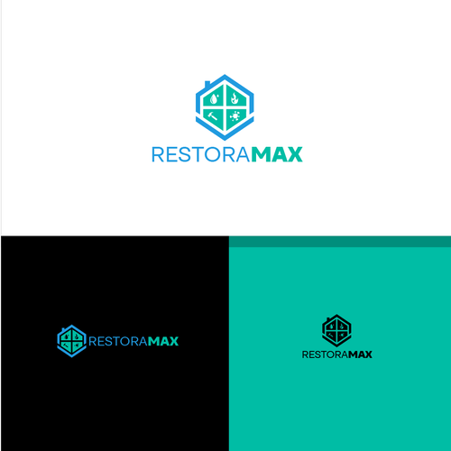 Restoration Company Branding. Design by shadow`art