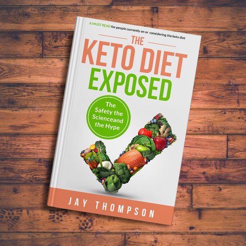 Create a cover for a book titled “The Keto Diet Exposed” Design by Zahari Studio