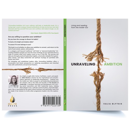 Create a cover for a book about leadership and unraveling your ambition! Design by AS Cover Arts