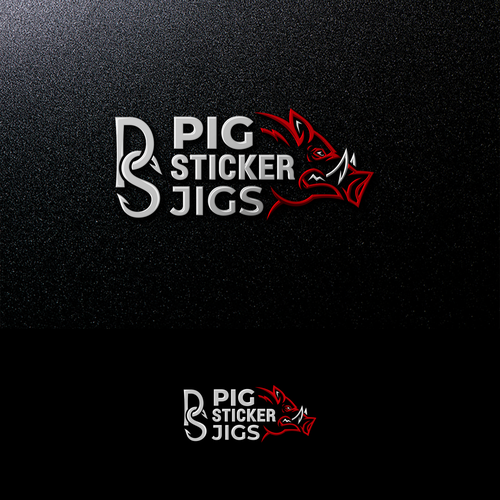 Pig Sticker Jigs/ Fishing Hooks for the Serious Angler. Design by EMLanderz