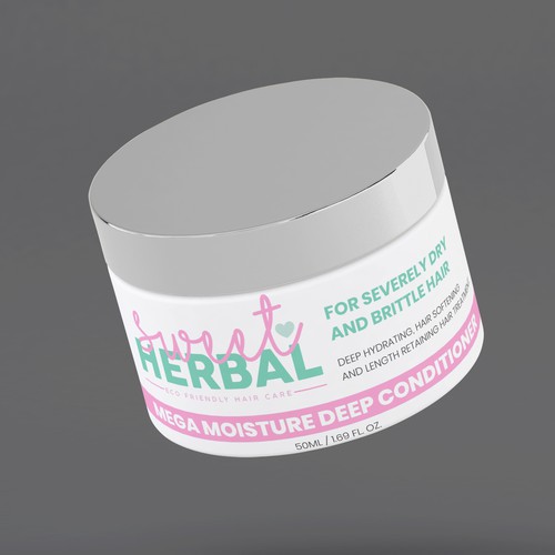 Design a fun minimalist + modern product label design for my eco friendly haircare product line Design by Moi_Designers