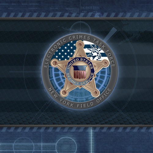 logo for United States Secret Service (New York Field Office) Electronic Crimes Task Force デザイン by Julia Vorozhko