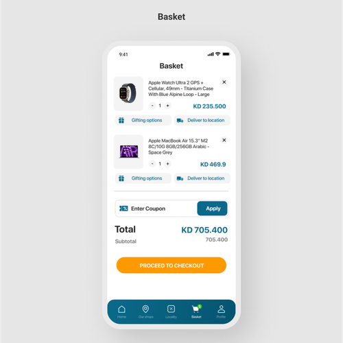 E-commerce Mobile UI/UX Design by 7plus7