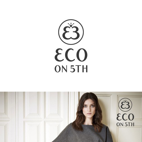 Elegant and Chic Eco Fashion Logo Design by DiFi