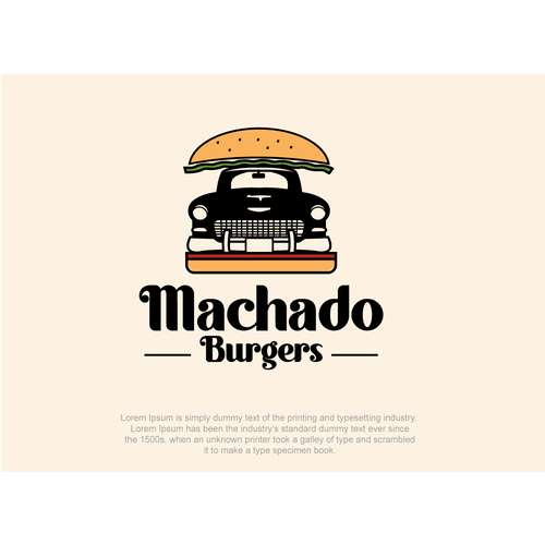 Old school burger joint with new new school branding. Design by Safflower YES