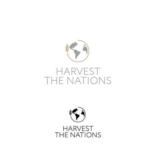 Create a sophisticated brand logo for "Harvest the Nations" evangelistic ministry Design by m210297