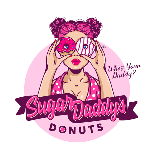 SUGAR DADDY DONUTS LOGO CONTEST Design by Evanscrea™