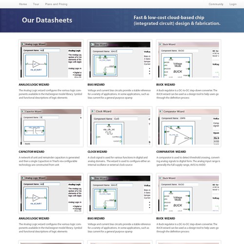 Redesign data sheets as beautiful web pages Design by 99creatives.mm11