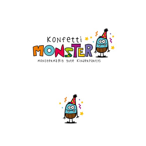 we need a fun logo for a kids party company Design by tachimaR