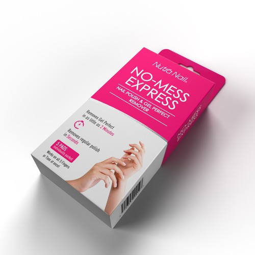 Nutra Nail Gel Remover Design by sougatacreative