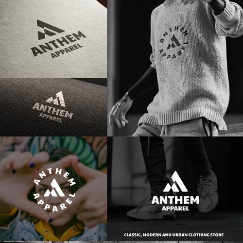 Anthem Apparel needs a brand logo design for it's urban-modern clothing line.-ontwerp door Aleksandar Nofitoski