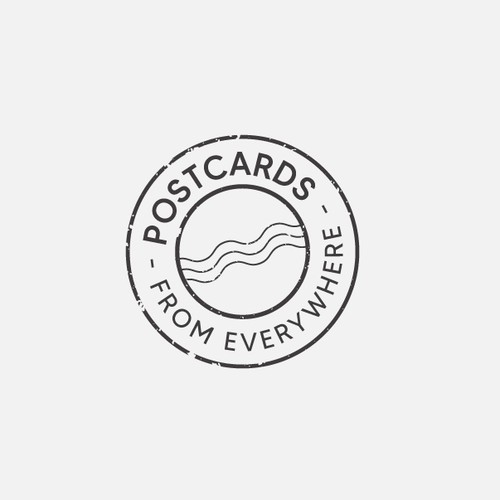 Postcards from Everywhere Logo Design by Taslima Karim