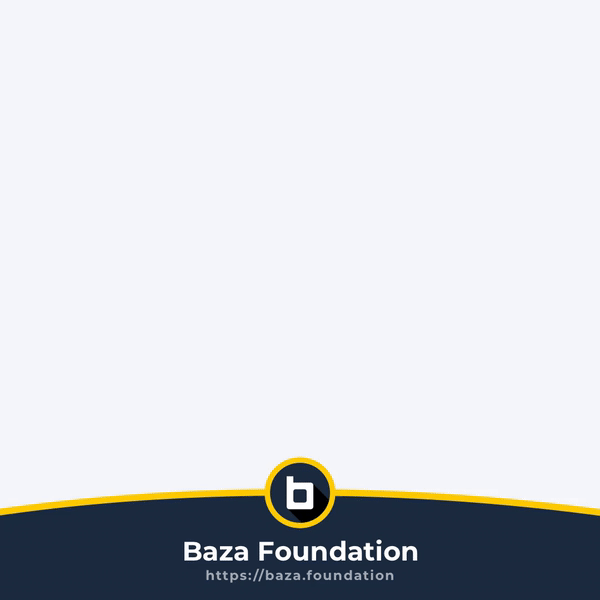 Facebook Donate Ad for Baza Foundation
