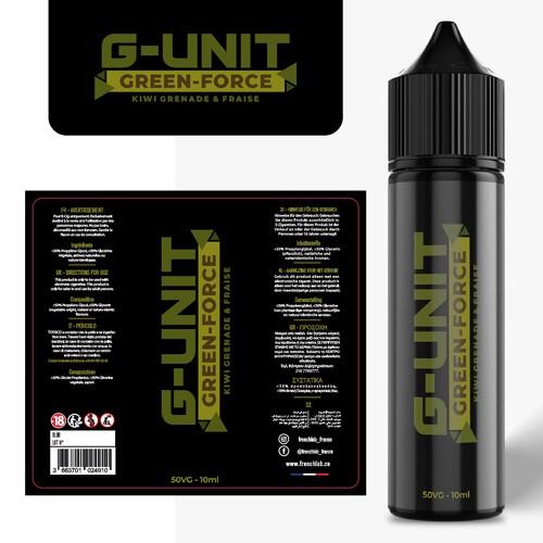 G-UNIT Eliquid need his new label Design by DevDevit   ★ ★ ★ ★ ★