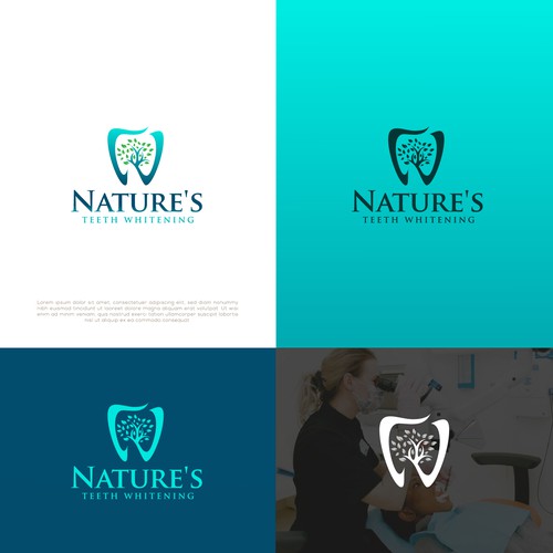 Nature's Teeth Whitening - Needs a Natural Company Logo Design by Web Hub Solution