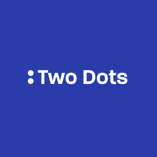 Two Dots Software Fraud Prevention Logo Design - Modern and Simple! Design by GIRMEN