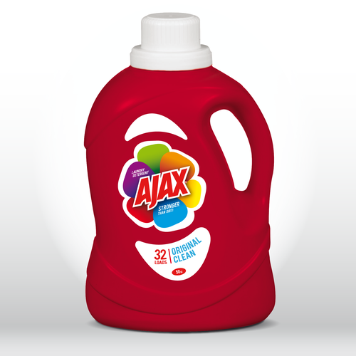 Ajax® Laundry Detergent Packaging Revamp Design by Mark Boneman