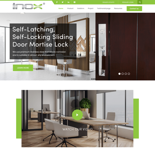 Architectural hardware website Design von ♾️e2infinity♾️