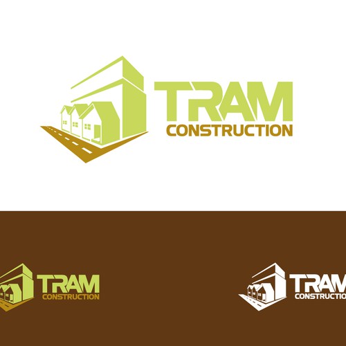 logo for TRAM Construction Ontwerp door Grey Crow Designs