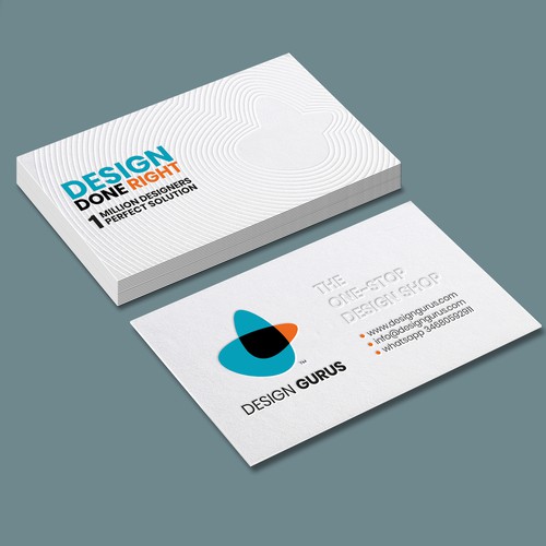 Business Card for DesignGurus.com Diseño de fastdesign86