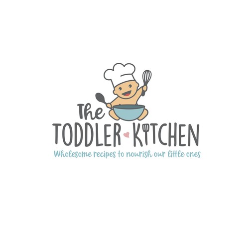 Fun logo for a food blog company focused on toddler and family nutrition and recipes. Design réalisé par meryofttheangels77